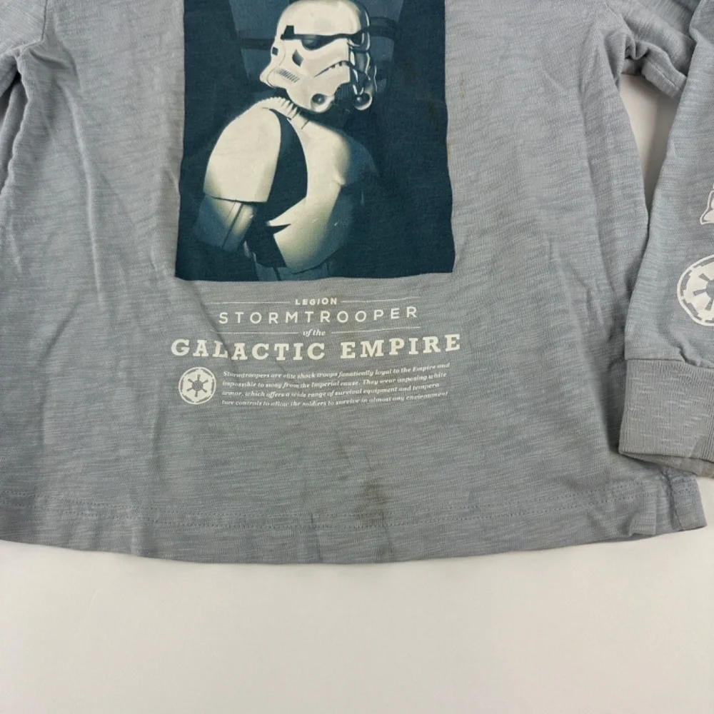 Gap Star Wars Tshirt Boys Small Gray Storm Trooper